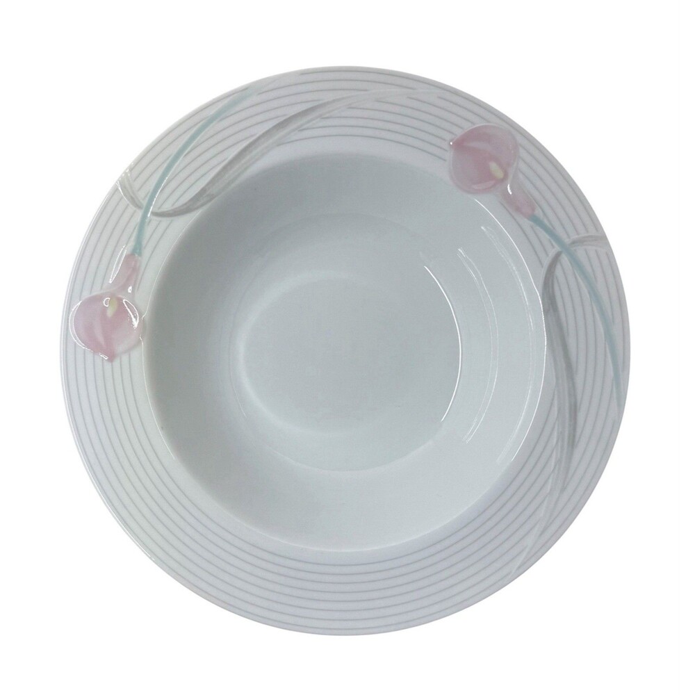 Mikasa Serenade Pink Round Vegetable Bowl 10 1/4 Inches